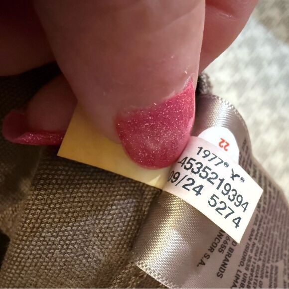 American Eagle size 6 brown stovepipe stretch utility pants - Picture 11 of 11